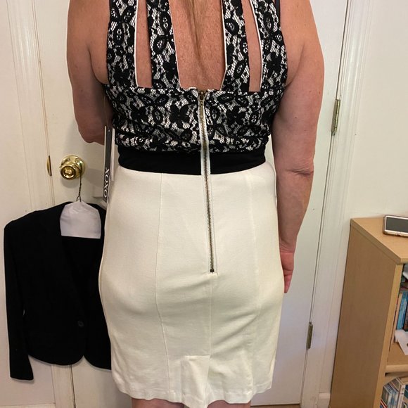 XOXO, size Juniors 9/10. black and cream - Picture 4 of 6